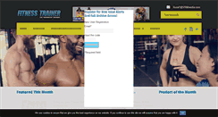 Desktop Screenshot of fitnesstrainermag.com